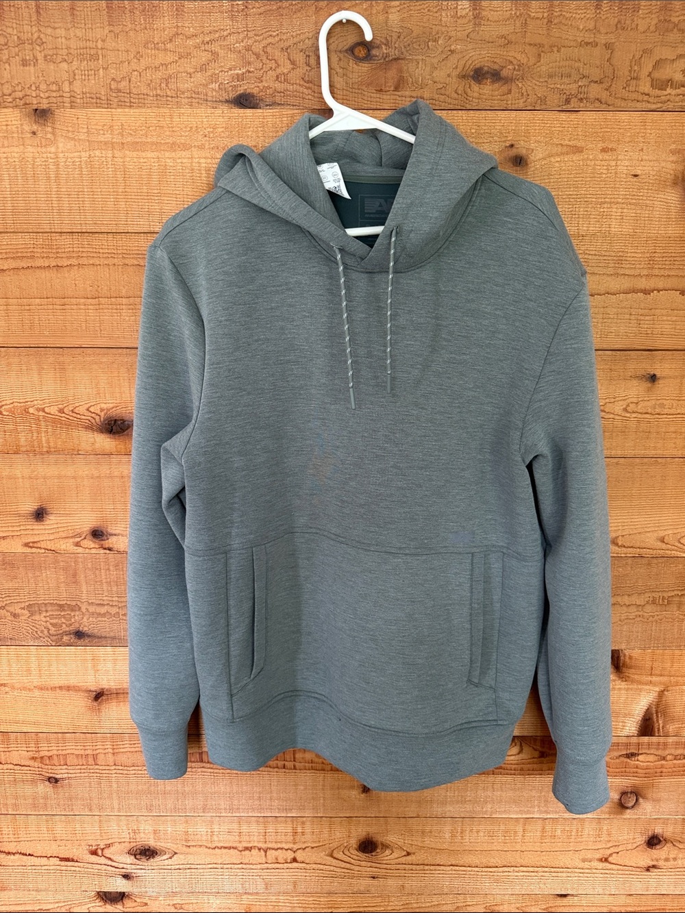 American Eagle Outfitters Men's Grey Hooded Sweatshirt